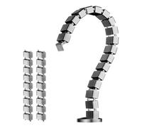 ABS Desk Cable Tube Adjustable Length Wire Concealer with Storage Design ABS Desk Cable Square Tube Wire Management Systems for Neat and Efficient Heat Dissipation