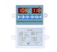 ABS Digital Thermostat Hygrometer Dual Mode Heating Cooling(24V) | LCD screen, -20 to 80C range, 1-99%RH monitoring, clear data view, easy reading day or night