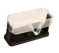 ABS Dish Rack and Storage Holder for Kitchen Countertop Space Saving Sink Organiser for Sponges and Dishcloths Kitchen Accessory Holder