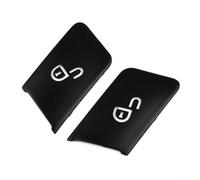ABS Door Lock Button Cover Trim for - C-Class W204 (2007-2014) & | E-Class W212 (2010-2015) - Matte Black, 4-Piece Set