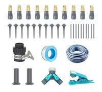 ABS Drip Irrigation Kit for Deep Soil Penetration and Water Conservation in Outdoor and Indoor Gardening Applications (A)