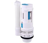 ABS Dual Flush Flapper for Split Toilets Full and Half Flush Operation Adjustable Water Volume Regulator Fits Drain Diameters 6.0 to 7.5 Centimeters (Split 21CM)