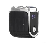 ABS Electric Nail File Trimmer 3 Speeds Portable(Black (English)) | Trim and polish in one, 3 adjustable speeds, quiet motor, safe for beginners, compact travel size