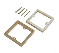ABS Electrical Outlet Extender 1 Gang Square Spacer(Gold)