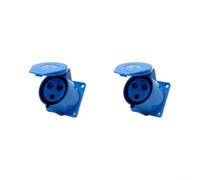 ABS Electrical Socket Box 32A 16A Multi Outlet for rcd Protected(PHLTD-P02) | 32A industrial output, IP54 waterproof rating, portable handle design, fits construction sites, safe power delivery