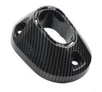 ABS Exhaust Tip Cover for PCX 160 - Carbon Fiber Finish Protective Guard for Motorcycle Exhaust Pipe, Direct Mount Trim Cover (