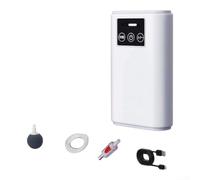 ABS Fish Tank Oxygen Pump Auto Restart Power Failure | Auto power-off restart safety, prevents fish suffocation during outages, for durable ABS shell construction