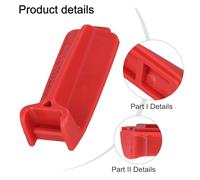ABS For Bike Battery Block Cover for SRAM Shifter and Dropper Seat Post, Red, Compatible with For SRAM AXS Battery Pack, Lightweight & Design(Battery Block Cover)