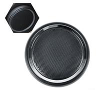 ABS Front Door Speaker Cover Grille Black Glossy Chrome, Direct Fit for MINI Clubman R55/R55, R58, Hatchback R56, Convertible R57
