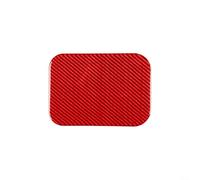 ABS Fuel Tank Cap Sticker for RAV4 2006-2012 Carbon Look | Real carbon for fibre look, red accent finish, fits for rav4 2006-2013, enhances sporty aesthetic, easy peel-and-stick(Red)