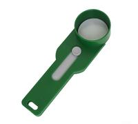ABS Funnel Scoop Measuring Spoon for Kitchen Cooking and Baking - 145 x 45 mm Multipurpose Plastic Scoop with Pouring Design, for Easy-Clean Interior,(Green)