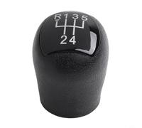 ABS Gear Shift Knob for Renault For Twingo For Kangoo For Clio II Logan Suitable for Various Models as Direct Replacement Part for Vehicle Interiors (black)