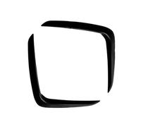 ABS Gloss Black Car Front Bumper Side Splitter Spoilers For X3 X4 G01 G02 For M-Sport LCI 2022 2023+ Fog Lamp FrameTrim Stickers(Gloss Black)