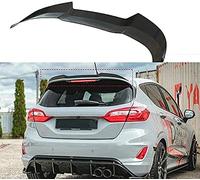 ABS Glossy Black Rear Trunk Spoiler Tail Wing Lip for Ford Fiesta ST MK8 2018 2019 2020, Boot Lid Spoiler Wing Tail Bumper Tailgate Lip Body Kits Windshield Auto Mods Accessories(Black)
