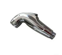 ABS Handheld Bidet Sprayer Shower Head for Toilet Bathroom,Modern Water Nozzle Spray with Strong Output, G1/2 Thread, Silver, 12.5x7cm