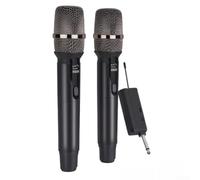 ABS Handheld Cordless Mic 95dB SNR Low Distortion(Dual Microphones)