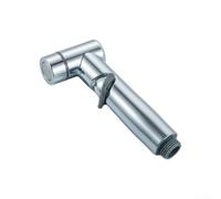 ABS Handheld Spray Head for Bidet Function, Cloth Diaper Spraying, Dog Bathing, Floor Cleaning, Squatting Pan Washing, and Toilet Use (Silver)