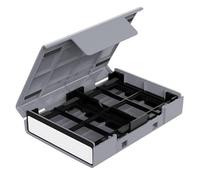ABS Hard Drives Organizers Box Supports 4x2.5Inch Or 1x3.5Inch Disks Carrying Case Suitable For Both Men And Women ABS Hard Disk Enclosure