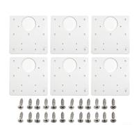 ABS Hinge Repair Plate 90mm Thickened Material | Thickened panel design, for impact resistant, for durable for daily use, 90x90mm size, kitchen cabinet fix