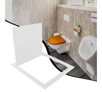ABS Hinged Inspection Port for Wall Access, 100x150mm to 300x300mm White Push-Type Hatch, Detachable Door & Rounded Edge for Plasterboard