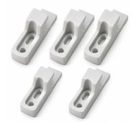 ABS Hook Clip for Push Pull Mechanism Inspection Hatches, Mini Latch Accessory 35 x 11 mm, Durable Plastic, Fixing Frame Door Plasterboard Doors - Pack of 5