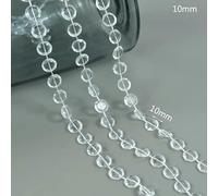 ABS Imitation Pearl Round Beads String Chain Garland Wedding Party Decoration DIY Clothing Accessories Jewelry Making 3meter