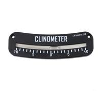 ABS Inclinometer 25-0-25 Slope Meter for Avalanche Danger, for trail Pitch Locator & Heel Angle Gauge
