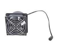 ABS Inline Blower 12V 80mm Fan With Two Air Ducts For Hydroponic Systems Kitchen Exhaust And Electronics Cooling Square To Round Duct Plate Exhaust Kit