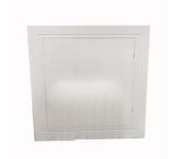 ABS Inspection Door, Hinged Access Panel Cover for Plumbing Electrical Wall Repair, White Hatch 100x100mm to 200x200mm
