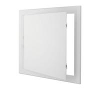 ABS Inspection Port, White Decorative Ceiling Access Panel for Plumbing HVAC Electrical, 100x100mm Opening