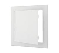 ABS Inspection Port, White Decorative Ceiling Access Panel for Plumbing HVAC Electrical, Easy Install Wall Hatch 100x100mm