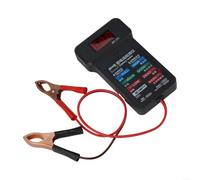 ABS Insulated for battery Tester 12V Reverse Alarm Protection | Reverse connection alarm, overvoltage protection, ABS insulation, safe crocodile clips, error warning