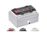 ABS IP67 Waterproof Button Junction Box Yellow Green Red Button Signal Button Emergency Stop Button Control Switch Box IDGTTLDF(A)