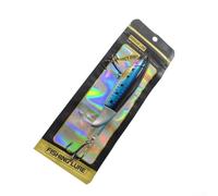ABS Jointed Swim Bait 9.5cm Realistic Fish Eye(Dark blue 13g)