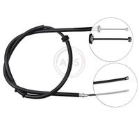 ABS K16758 Rear Right Handbrake Cable Fits Fiat Linea 51785644