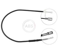 ABS K17237 Rear Left Handbrake Cable Fits Mercedes S-Class 2204201985