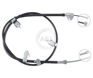 ABS K17630 Rear Left Handbrake Cable Fits Toyota Rav 4 4643042120
