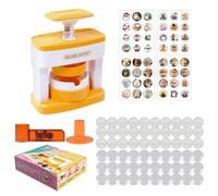 ABS Kids Button Maker with Circ-le Cutter & 48pcs Button Parts - DIY Badge Making Machine