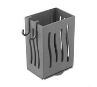 Abs Kitchen Cutlery Holder for Rack Spoons - Economic System with Storage Sponges Utensil Tray Forks Drip Brushes Wall-Mounted Drainage Plastic Grey/Black(Grey)