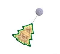 ABS LED Holiday Hanging Sign 42cm Bright White Glow(Christmas Tree) | Sturdy ABS material, lightweight construction, 42x19.2cm dimensions, safe low-heat operation, white color