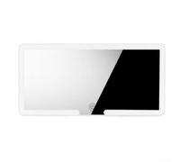 ABS LED Vanity Mirror for Car Visor White Black(white)
