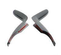 ABS Left Rudder Gear Shift Cover 2pcs Red Carbon Style(carbon fiber)