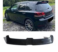ABS Material Car Rear Roof Trunk Spoiler, for Volkswagen VW Golf 6 MK6 2009 2011 2012 2013 Wing Tail Top Window Bumper Tailgate Lip Sticker Auto Decoration Accessories,Black