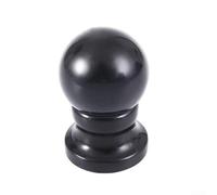 ABS Material Outdoor Flagpole Ball Head Finial Designed to Withstand Weather Conditions and Maintain Long Term Durability (black)
