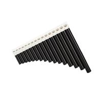 ABS Material Panpipe 16-pipe Panpipe 18-pipe Beginner Woodwind Instrument Anti-fall Panpipe(Black,16)