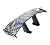 ABS Material Rear Wing Spoiler for Cars Featuring No Drill Installation Providing Secure and Lightweight Styling Option (White)