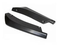 ABS Material Universal Car Accessories For Citroen C5 X7 Rear Left Right Side Lower Bumper Spoiler 1pair(Glossy black)