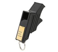 ABS Material Whistle, No Nuclear Design for Camping and Survival, Portable and Lightweight with Gum Shield for Outdoor Activities (Black Gold)