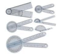 ABS Medicinal Angled Ruler Protractor for Safe Measurement Featuring Clear Scale in Clinical Environment for All Users Multifunctional Medicinal Tool for Assessment in Rehabilitation Centers Using ABS