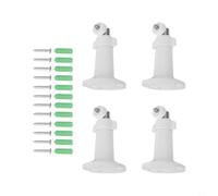 ABS Metal Swivel Bracket for Security Camera White Finish